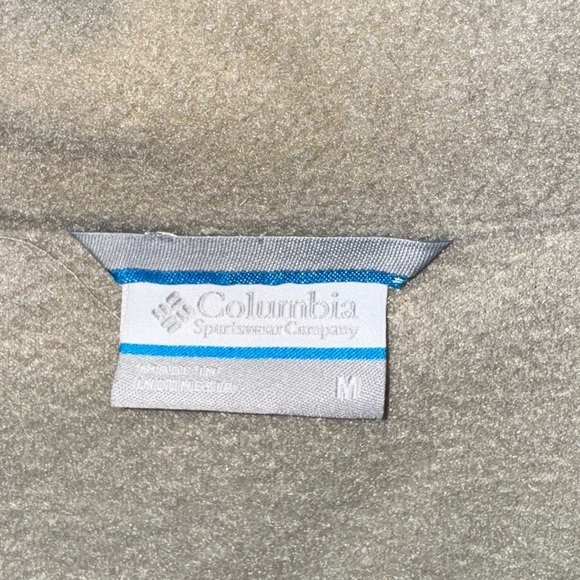 Women's Columbia Zip Front Fleece Tan And Brown Size Medium - Picture 4 of 6
